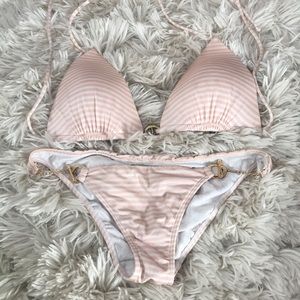 VS BATHING suit with gold trimmings!